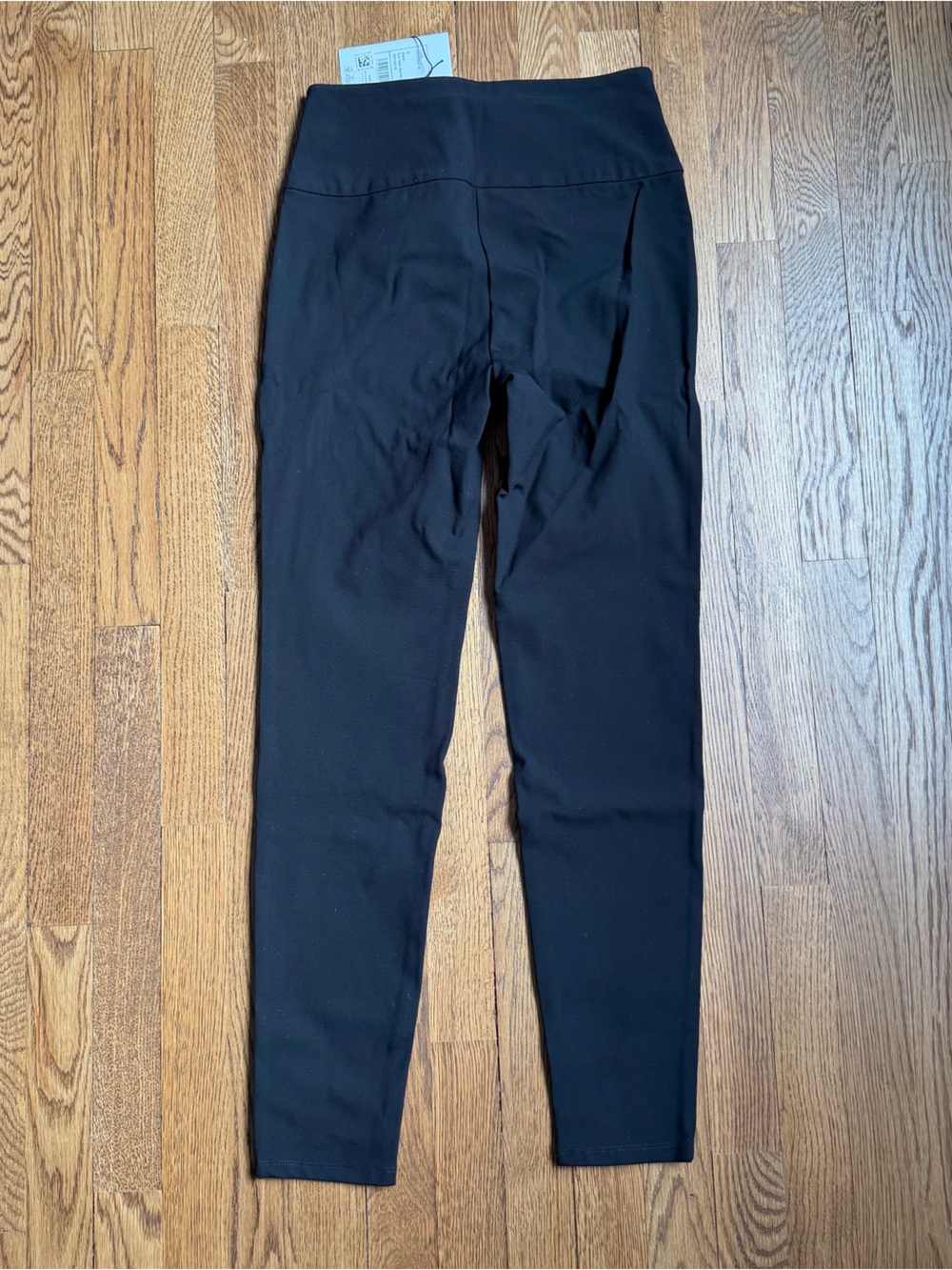 NWT Theory Black Eco New Bistrech Yoke Legging Pants Size S